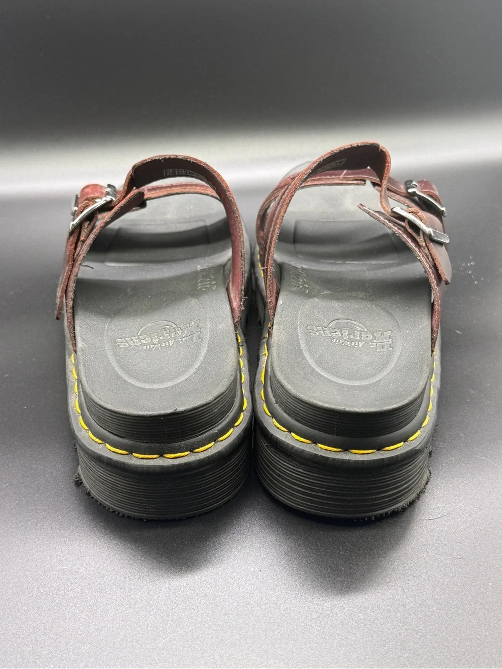 Dr. Martens Myles Sandals Men's 11 Brown Strapped Platform Y2K Luxury Casual Wea